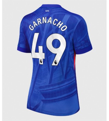 Chelsea Alejandro Garnacho #49 Dámské Domácí Dres 2025-26 Krátký Rukáv