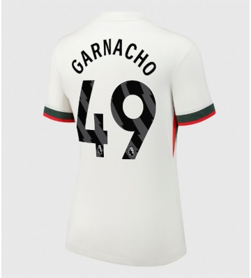 Chelsea Alejandro Garnacho #49 Dámské Venkovní Dres 2025-26 Krátký Rukáv