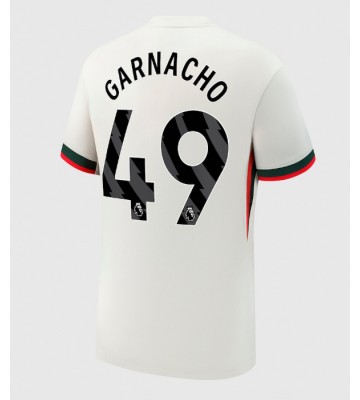 Chelsea Alejandro Garnacho #49 Venkovní Dres 2025-26 Krátký Rukáv