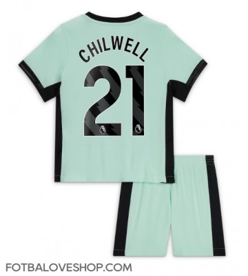 Chelsea Ben Chilwell #21 Dětské Alternativní Dres 2023-24 Krátký Rukáv (+ trenýrky)