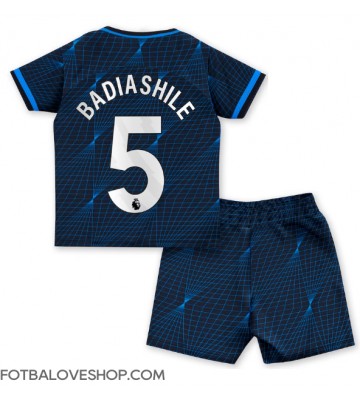 Chelsea Benoit Badiashile #5 Dětské Venkovní Dres 2023-24 Krátký Rukáv (+ trenýrky)