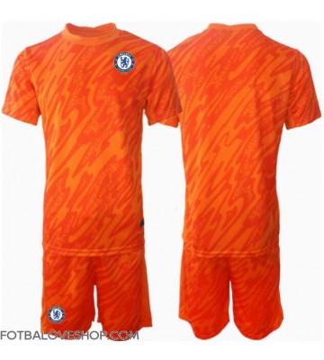 Chelsea Brankářské Dětské Domácí Dres 2024-25 Krátký Rukáv (+ trenýrky)