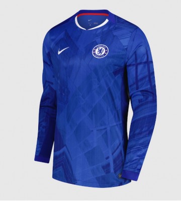 Chelsea Domácí Dres 2025-26 Dlouhý Rukáv