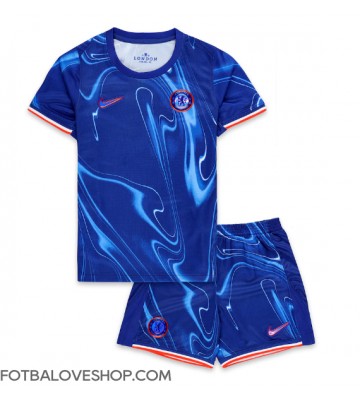Chelsea Dětské Domácí Dres 2024-25 Krátký Rukáv (+ trenýrky)