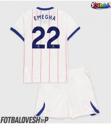 Chelsea Emmanuel Emegha #22 Dětské Alternativní Dres 2026-27 Krátký Rukáv (+ trenýrky)