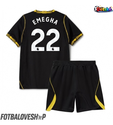 Chelsea Emmanuel Emegha #22 Dětské Venkovní Dres 2026-27 Krátký Rukáv (+ trenýrky)