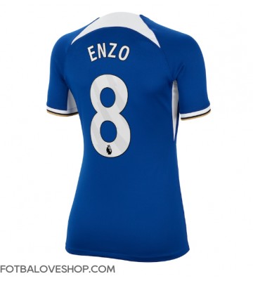Chelsea Enzo Fernandez #8 Dámské Domácí Dres 2023-24 Krátký Rukáv