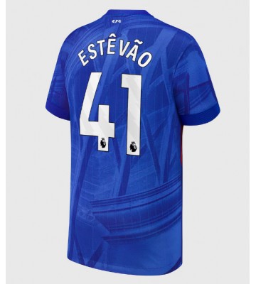 Chelsea Estevao Willian #41 Domácí Dres 2025-26 Krátký Rukáv