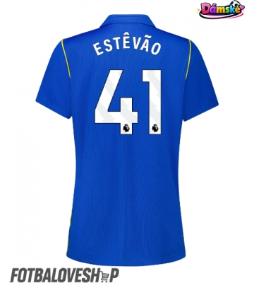 Chelsea Estevao Willian #41 Dámské Domácí Dres 2026-27 Krátký Rukáv