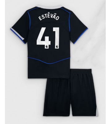 Chelsea Estevao Willian #41 Dětské Alternativní Dres 2025-26 Krátký Rukáv (+ trenýrky)