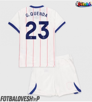 Chelsea Geovany Quenda #23 Dětské Alternativní Dres 2026-27 Krátký Rukáv (+ trenýrky)