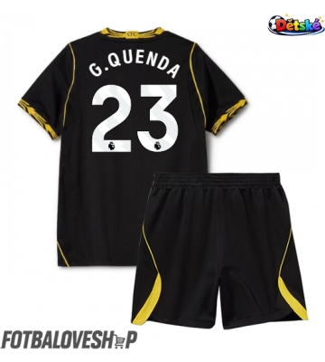 Chelsea Geovany Quenda #23 Dětské Venkovní Dres 2026-27 Krátký Rukáv (+ trenýrky)