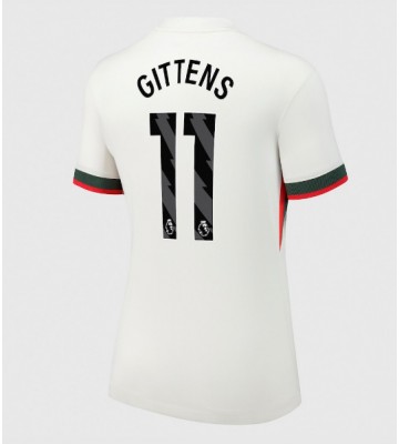 Chelsea Jamie Gittens #11 Dámské Venkovní Dres 2025-26 Krátký Rukáv Chelsea Jamie Gittens #11 Dámské Venkovní Dres 2025-26 Krátký Rukáv
