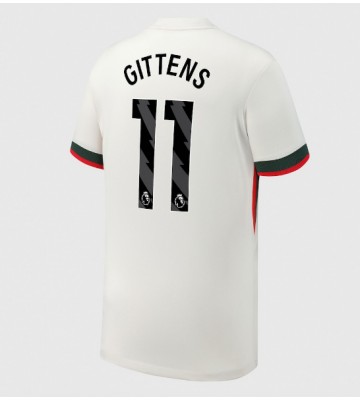 Chelsea Jamie Gittens #11 Venkovní Dres 2025-26 Krátký Rukáv