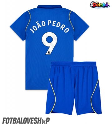 Chelsea Joao Pedro #9 Dětské Domácí Dres 2026-27 Krátký Rukáv (+ trenýrky)