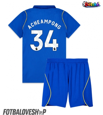 Chelsea Josh Acheampong #34 Dětské Domácí Dres 2026-27 Krátký Rukáv (+ trenýrky)