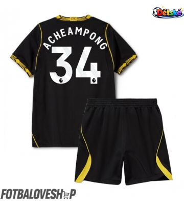 Chelsea Josh Acheampong #34 Dětské Venkovní Dres 2026-27 Krátký Rukáv (+ trenýrky)