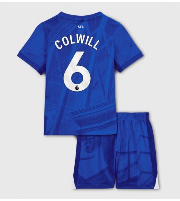 Chelsea Levi Colwill #6 Dětské Domácí Dres 2025-26 Krátký Rukáv (+ trenýrky)