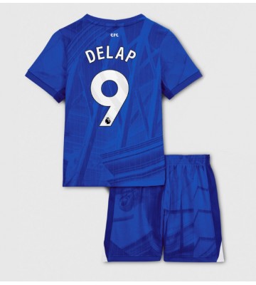 Chelsea Liam Delap #9 Dětské Domácí Dres 2025-26 Krátký Rukáv (+ trenýrky)