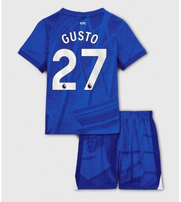 Chelsea Malo Gusto #27 Dětské Domácí Dres 2025-26 Krátký Rukáv (+ trenýrky)