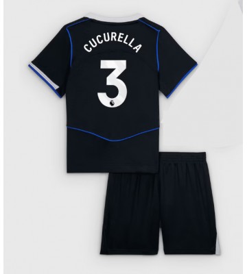 Chelsea Marc Cucurella #3 Dětské Alternativní Dres 2025-26 Krátký Rukáv (+ trenýrky)