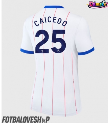 Chelsea Moises Caicedo #25 Dámské Alternativní Dres 2026-27 Krátký Rukáv