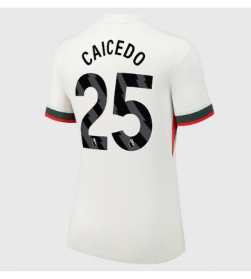 Chelsea Moises Caicedo #25 Dámské Venkovní Dres 2025-26 Krátký Rukáv Chelsea Moises Caicedo #25 Dámské Venkovní Dres 2025-26 Krátký Rukáv