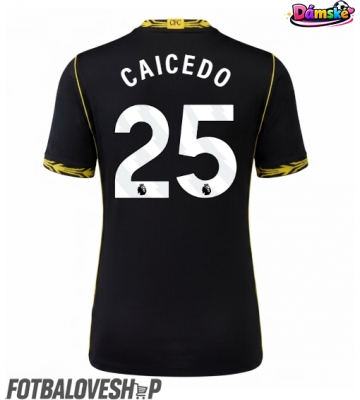 Chelsea Moises Caicedo #25 Dámské Venkovní Dres 2026-27 Krátký Rukáv