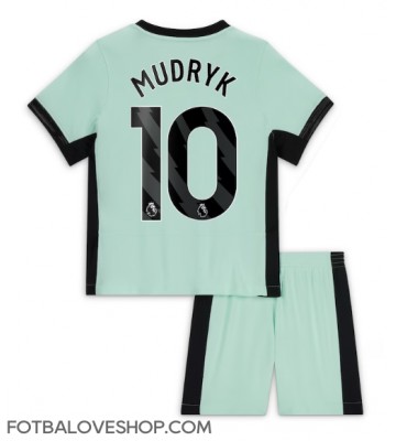 Chelsea Mykhailo Mudryk #10 Dětské Alternativní Dres 2023-24 Krátký Rukáv (+ trenýrky)