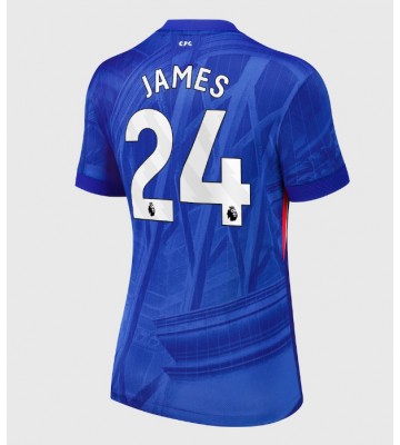 Chelsea Reece James #24 Dámské Domácí Dres 2025-26 Krátký Rukáv Chelsea Reece James #24 Dámské Domácí Dres 2025-26 Krátký Rukáv