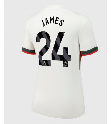 Chelsea Reece James #24 Dámské Venkovní Dres 2025-26 Krátký Rukáv Chelsea Reece James #24 Dámské Venkovní Dres 2025-26 Krátký Rukáv