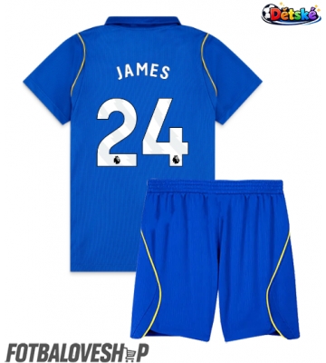 Chelsea Reece James #24 Dětské Domácí Dres 2026-27 Krátký Rukáv (+ trenýrky)