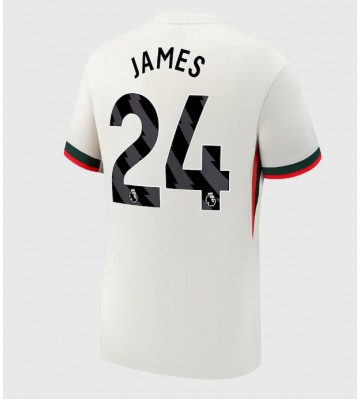 Chelsea Reece James #24 Venkovní Dres 2025-26 Krátký Rukáv