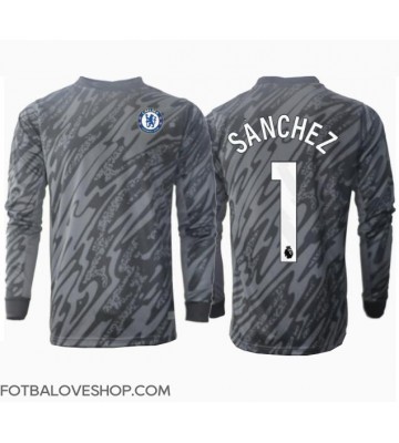Chelsea Robert Sanchez #1 Brankářské Venkovní Dres 2024-25 Dlouhý Rukáv