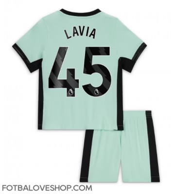 Chelsea Romeo Lavia #45 Dětské Alternativní Dres 2023-24 Krátký Rukáv (+ trenýrky)