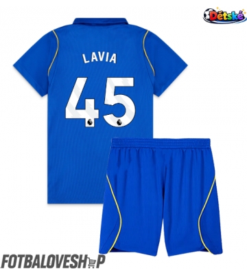 Chelsea Romeo Lavia #45 Dětské Domácí Dres 2026-27 Krátký Rukáv (+ trenýrky)
