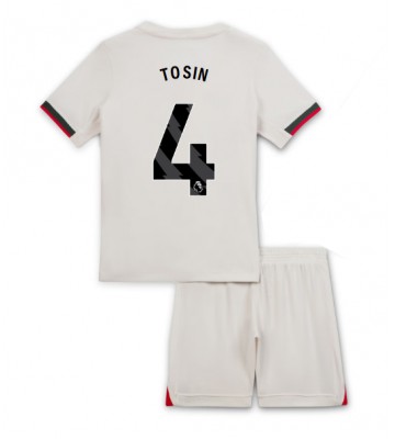 Chelsea Tosin Adarabioyo #4 Dětské Venkovní Dres 2025-26 Krátký Rukáv (+ trenýrky)