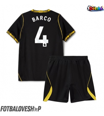 Chelsea Valentin Barco #4 Dětské Venkovní Dres 2026-27 Krátký Rukáv (+ trenýrky)