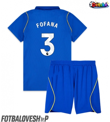 Chelsea Wesley Fofana #3 Dětské Domácí Dres 2026-27 Krátký Rukáv (+ trenýrky)