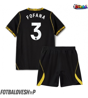 Chelsea Wesley Fofana #3 Dětské Venkovní Dres 2026-27 Krátký Rukáv (+ trenýrky)