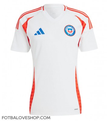 Chile Venkovní Dres Copa America 2024 Krátký Rukáv