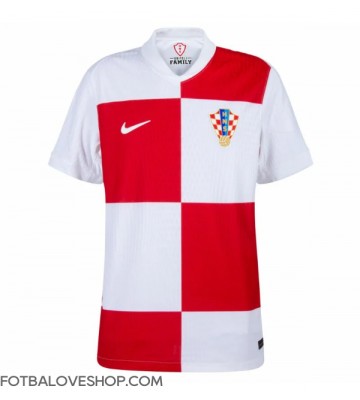 Chorvatsko Domácí Dres ME 2024 Krátký Rukáv
