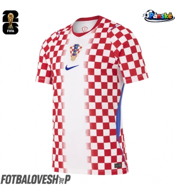 Chorvatsko Domácí Dres MS 2026 Krátký Rukáv