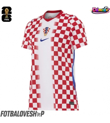 Chorvatsko Dámské Domácí Dres MS 2026 Krátký Rukáv