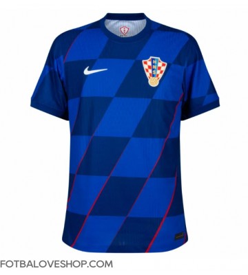 Chorvatsko Venkovní Dres ME 2024 Krátký Rukáv