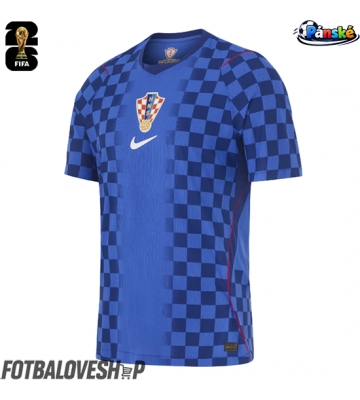 Chorvatsko Venkovní Dres MS 2026 Krátký Rukáv