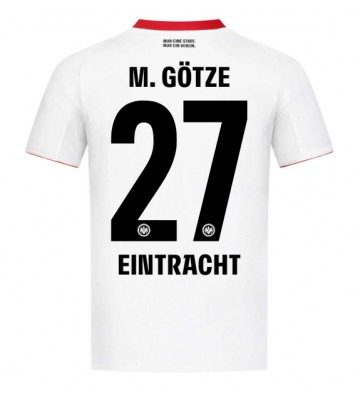Eintracht Frankfurt Mario Gotze #27 Venkovní Dres 2025-26 Krátký Rukáv Eintracht Frankfurt Mario Gotze #27 Venkovní Dres 2025-26 Krátký Rukáv