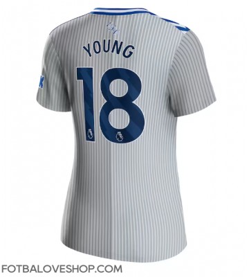 Everton Ashley Young #18 Dámské Alternativní Dres 2023-24 Krátký Rukáv