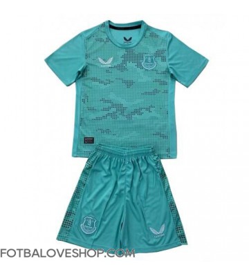 Everton Brankářské Dětské Venkovní Dres 2024-25 Krátký Rukáv (+ trenýrky)