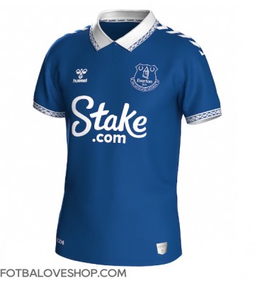 Everton Domácí Dres 2023-24 Krátký Rukáv